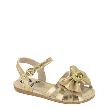 Sandalia-Dourada-Kids-Laco-Frontal-Glitter-|-Molekinha-Tamanho--20---Cor--DOURADO-0